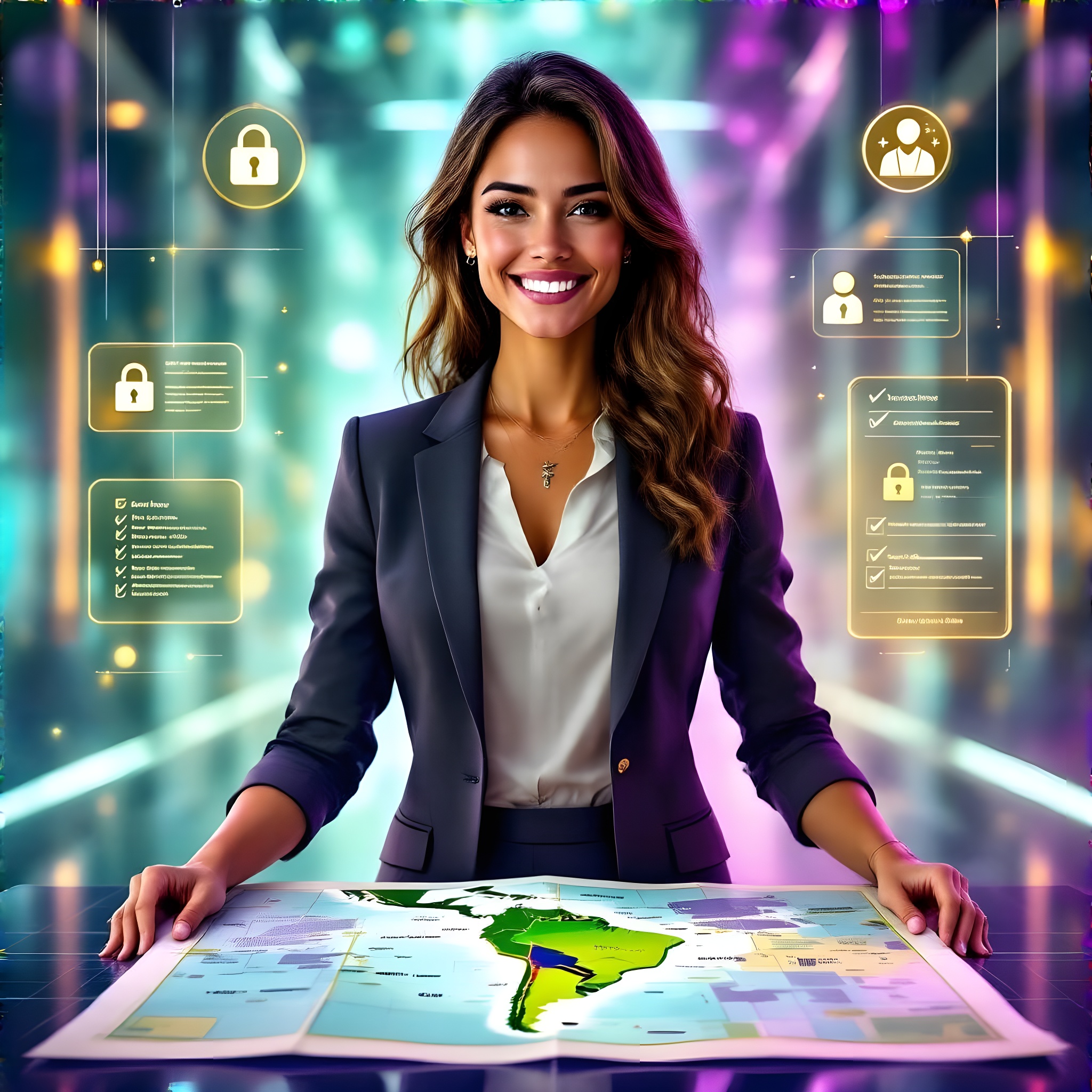 Brazil LGPD Compliance Illustration