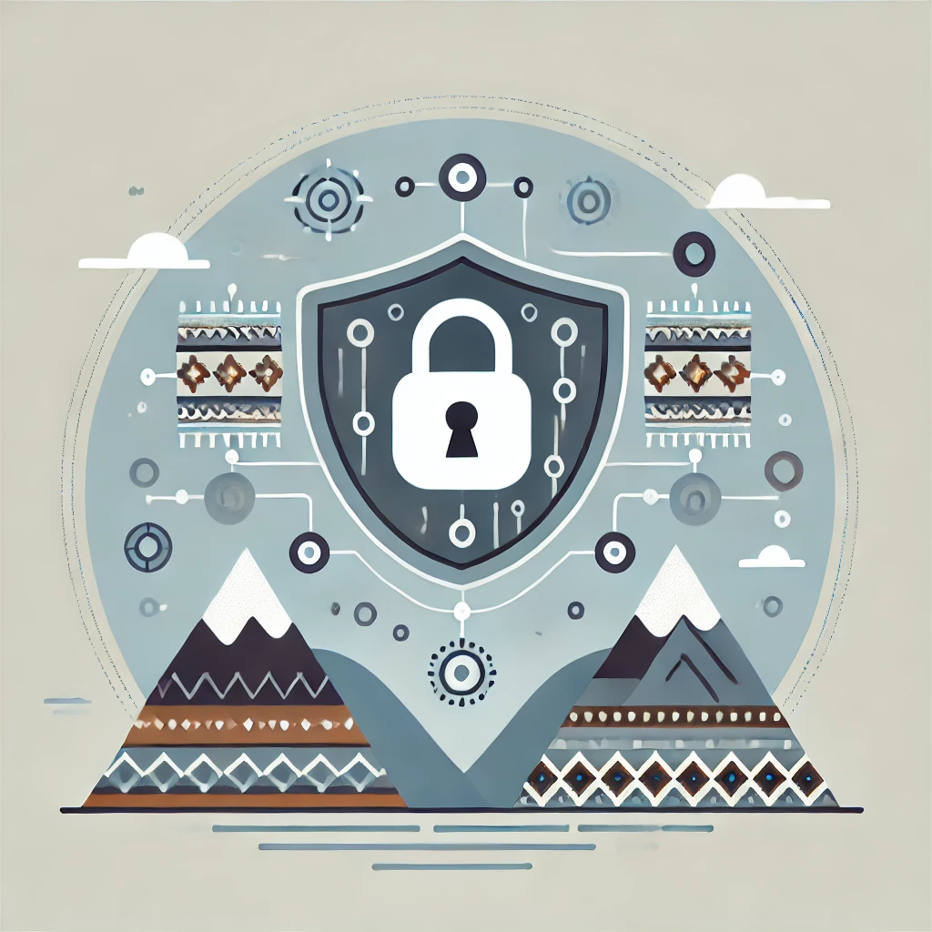 Ilustración de privacidad de datos en Perú